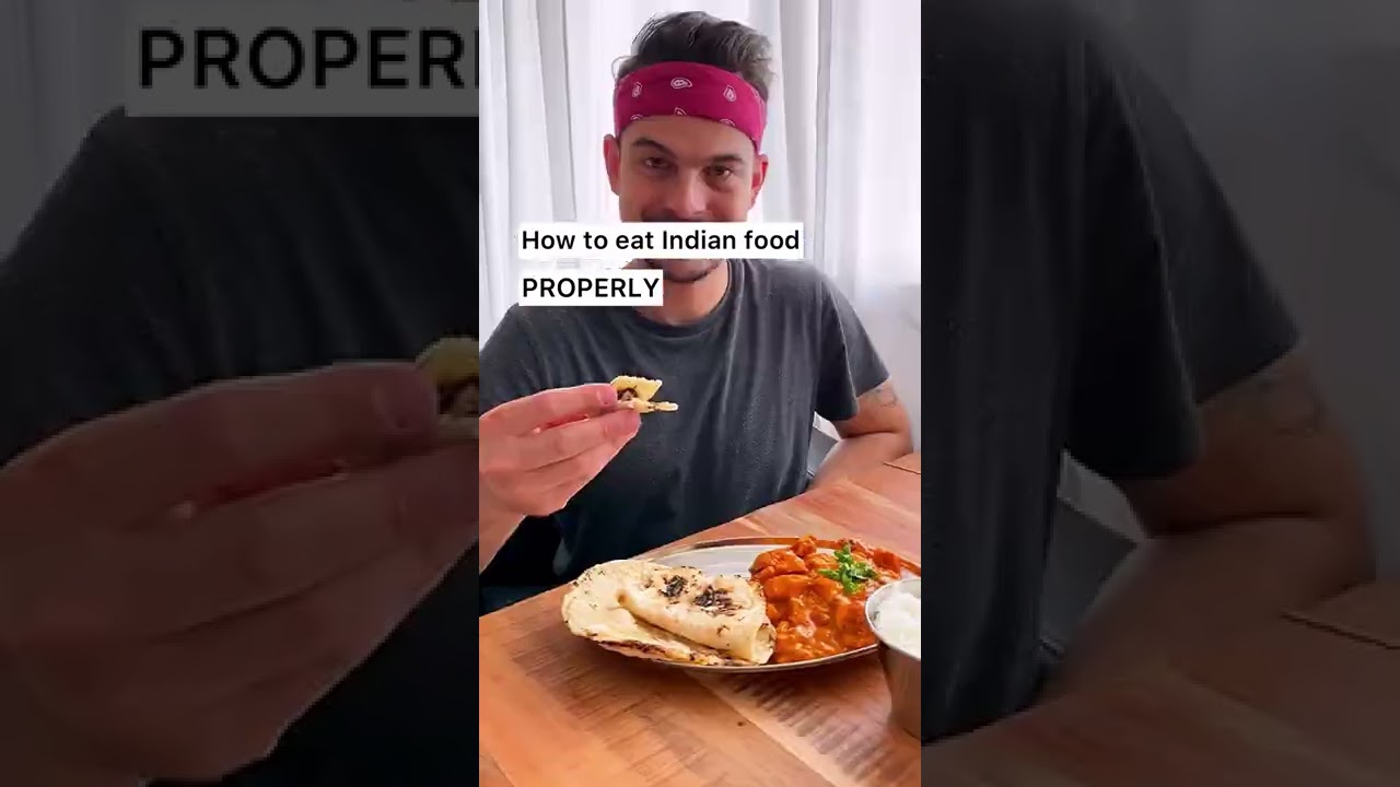 Do you eat INDIAN food with your hands?🤩&hearts;️🥘|How to eat Indian food properly(throwback)|CHEFKOUDY
