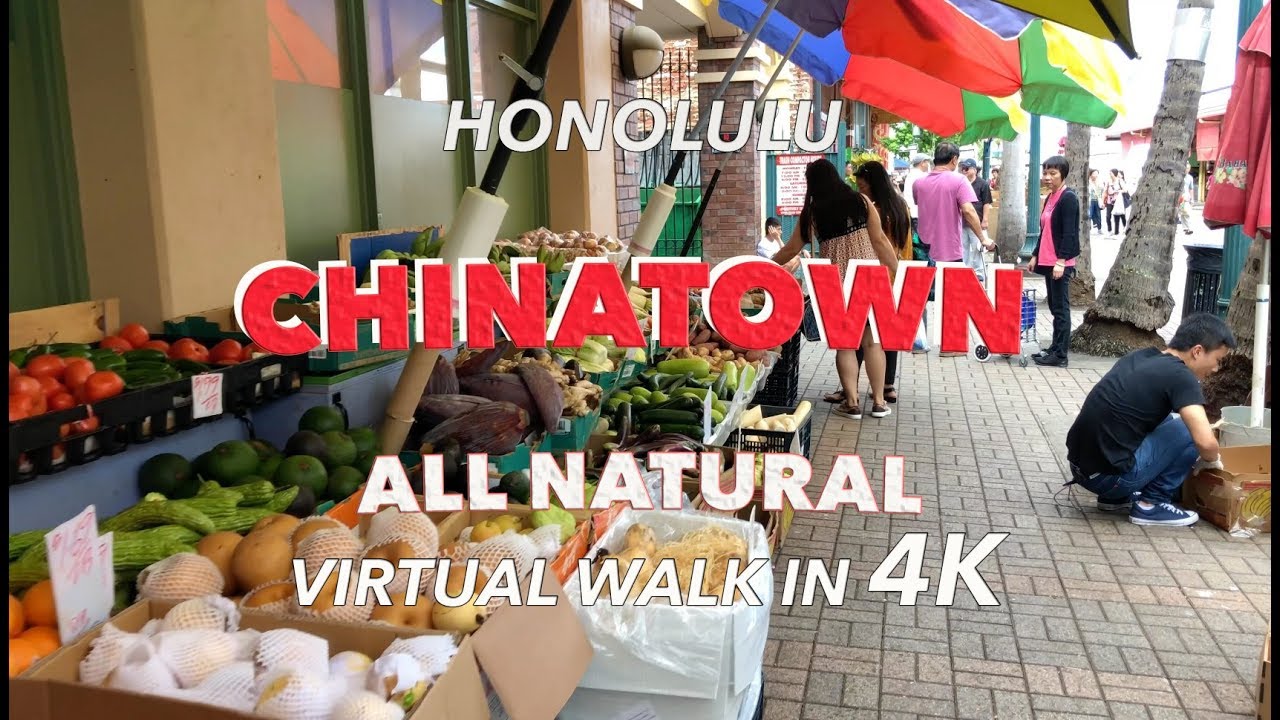 Chinatown Hawaii Walk 4/3/2018 [4K]
