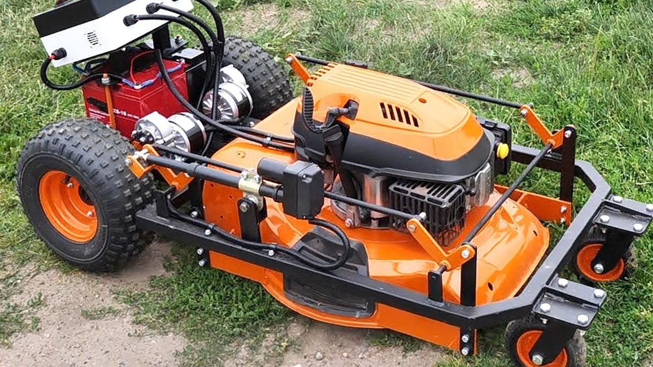 Homemade RC Hybrid Lawn Mower FPV