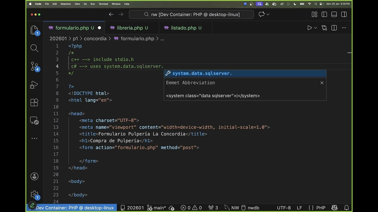 PHP Intro a include, include_once, require y require_once