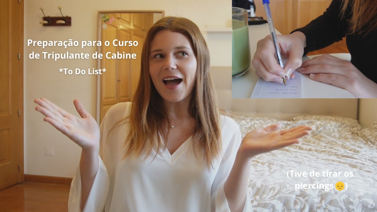 Preparação para o curso de tripulante de cabine!