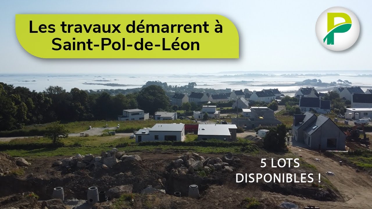 Début des travaux à Saint-Pol-de-Léon - Lotissement de 16 383 m²