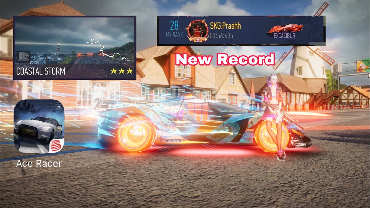 Ace Racer - Top 28 Rank on Costal Storm USA - New Record (56.435sec)- SKG.Prashh