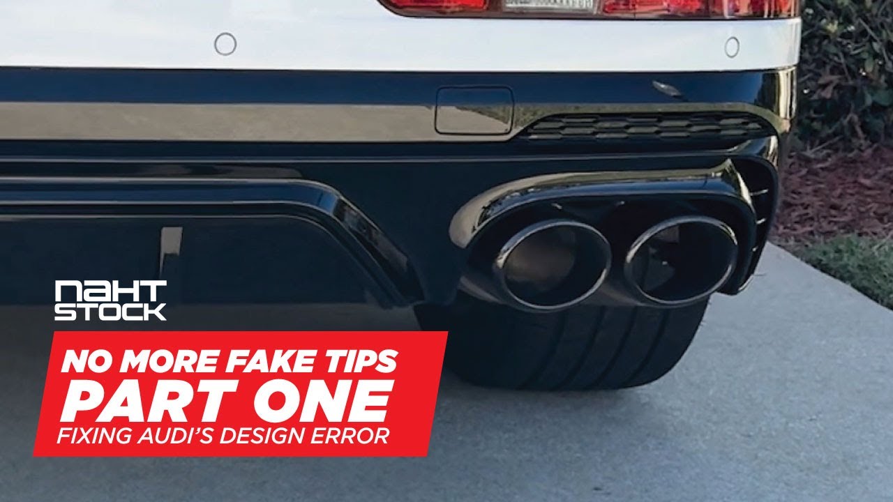No More Fake Exhaust Tips - Audi B9 SQ5 Rear End Makeover