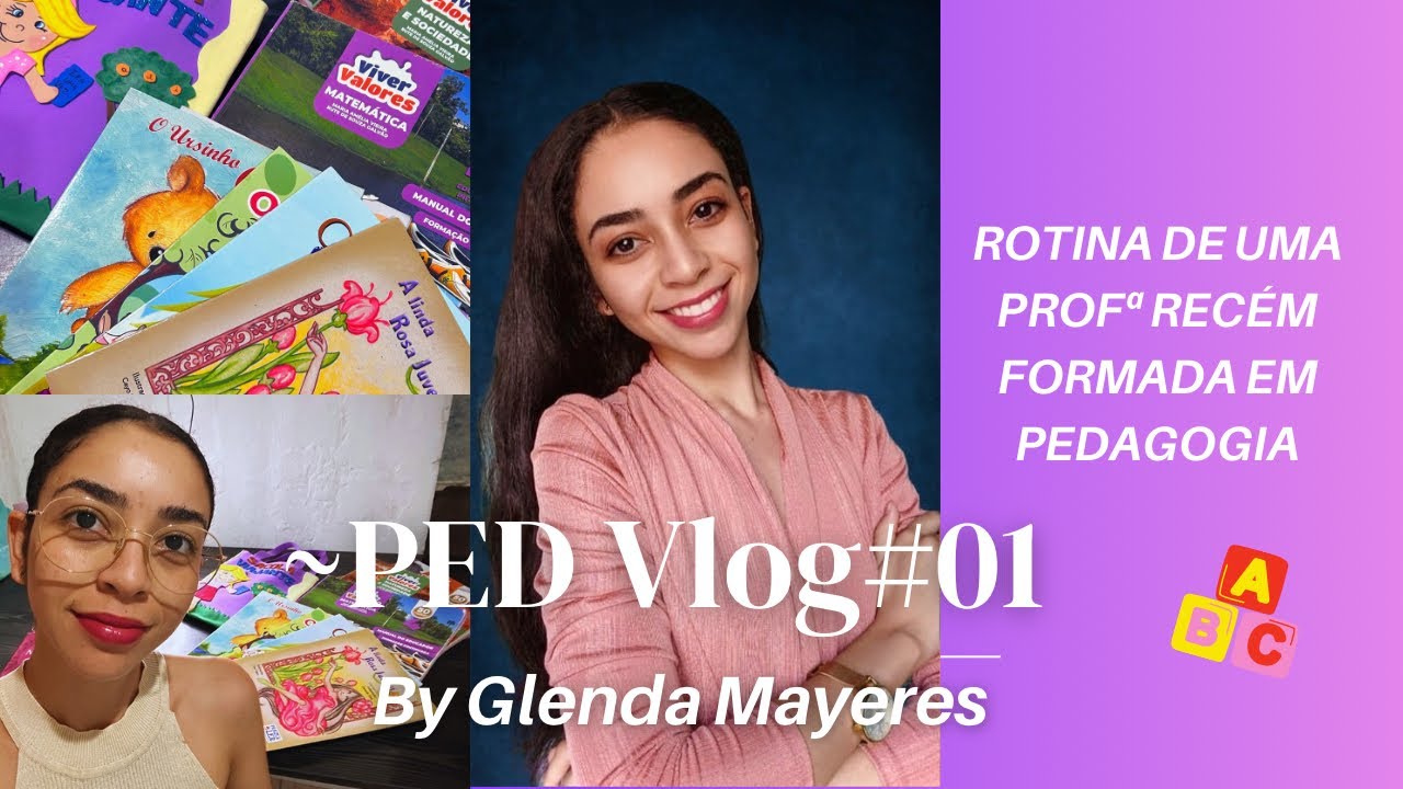 Ped vlog ROTINA DE UMA PEDAGOGA RECÉM FORMADA #pedagogia #vlog #educaçãoinfantil