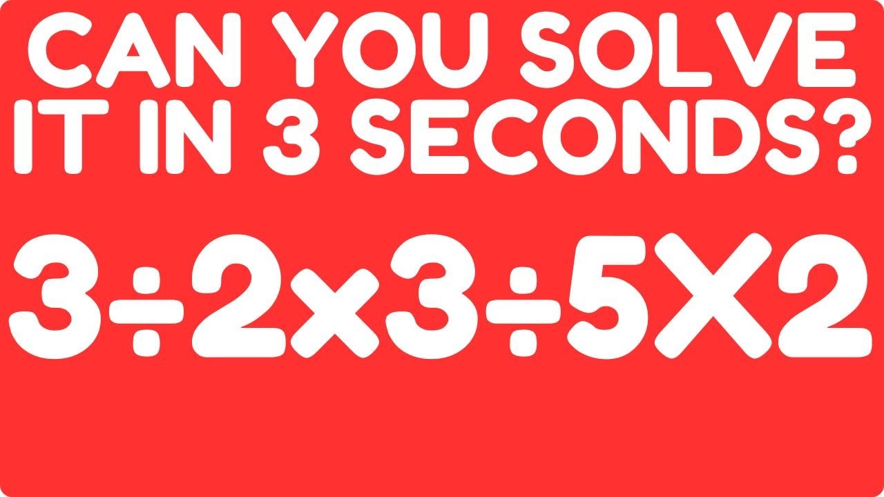 This One-Line Math Puzzle Breaks Everyone’s Mind, Can you solve this in 3 seconds ?