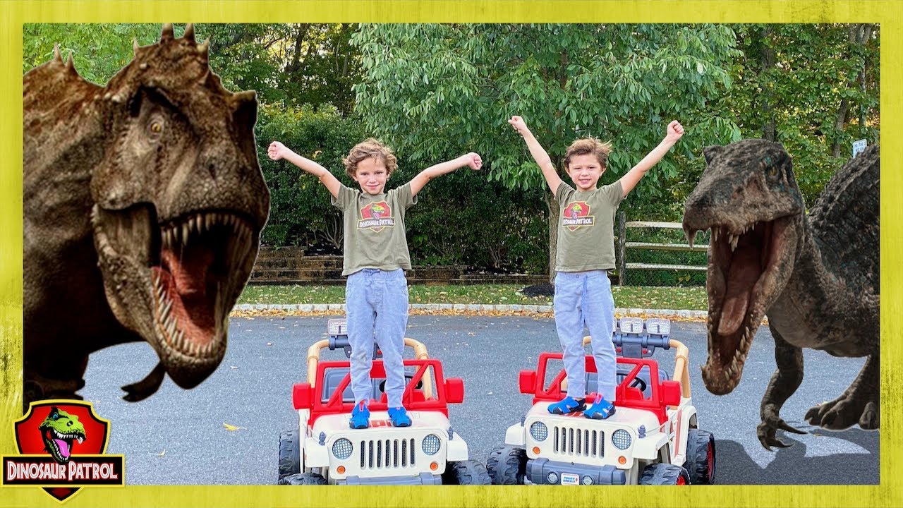 Dinosaur Patrol Explore Dinosaur Park | 30+ Minutes of Dinosaur Adventures | Dinosaurs for Kids