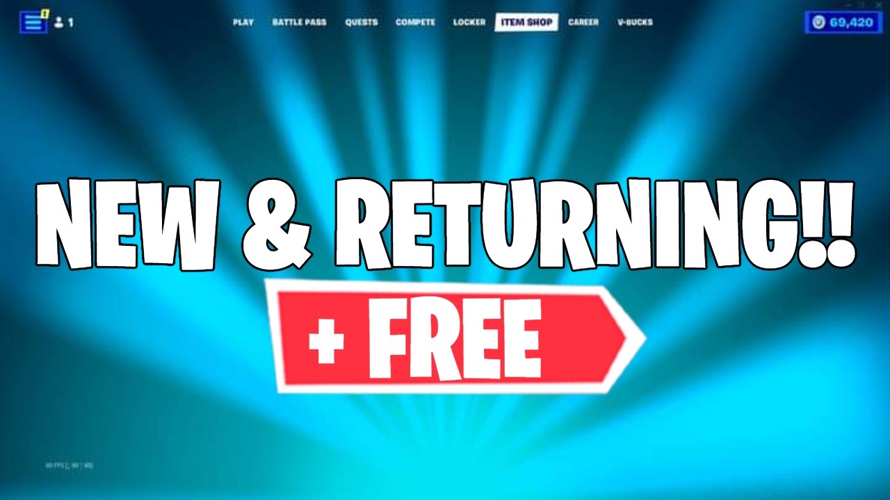 New & Returning ( Collabs, Skins ) & FREE - TODAY Update - Fortnite