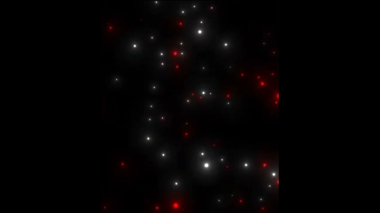 white red particles overlay