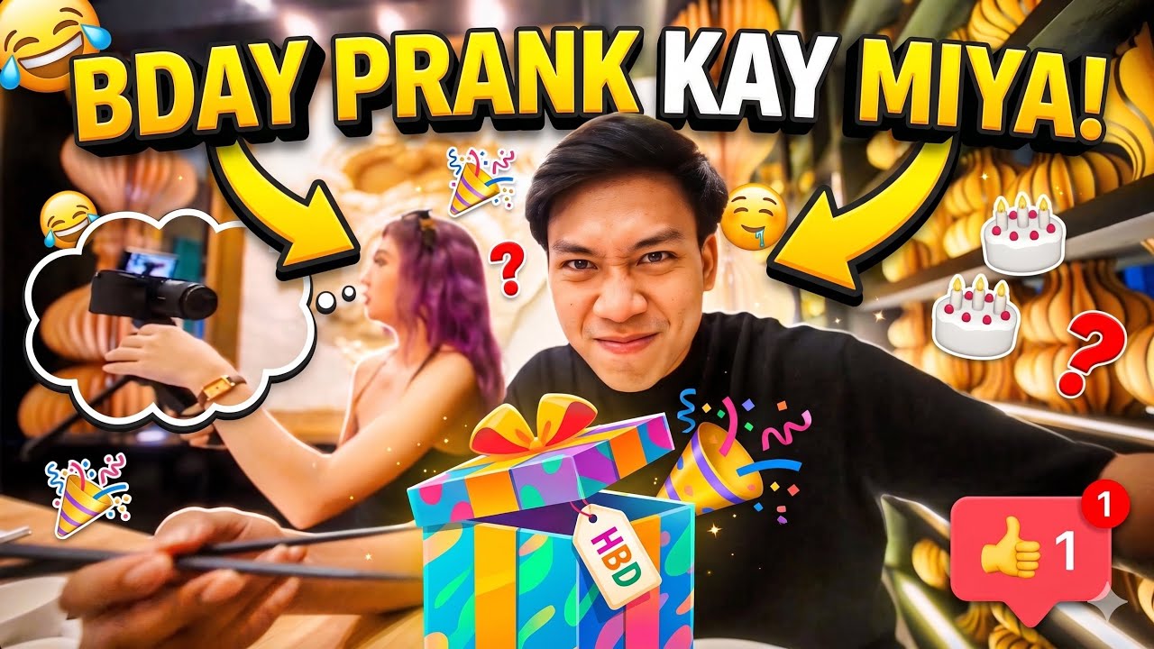 BIRTHDRAY PRANK HAHAHAHA 😅😂