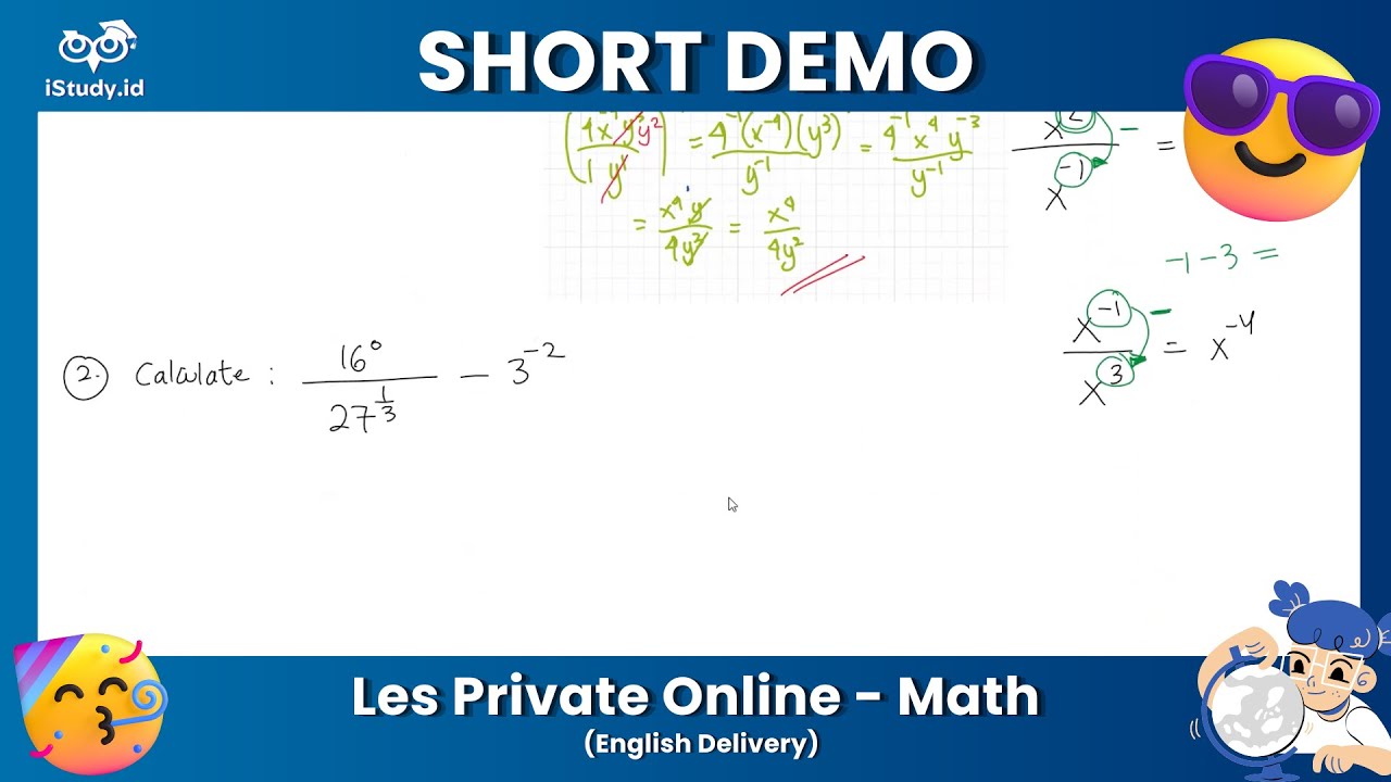 Les Math (English Delivery) - DEMO MENGAJAR LES PRIVATE & BIMBEL ONLINE ISTUDY