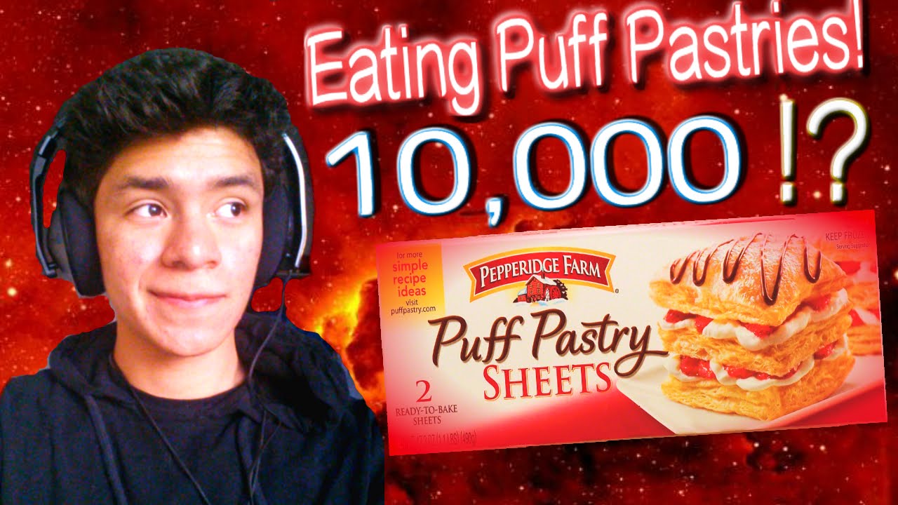 ASMR Eating Puff Pastries!!😍🍰😀