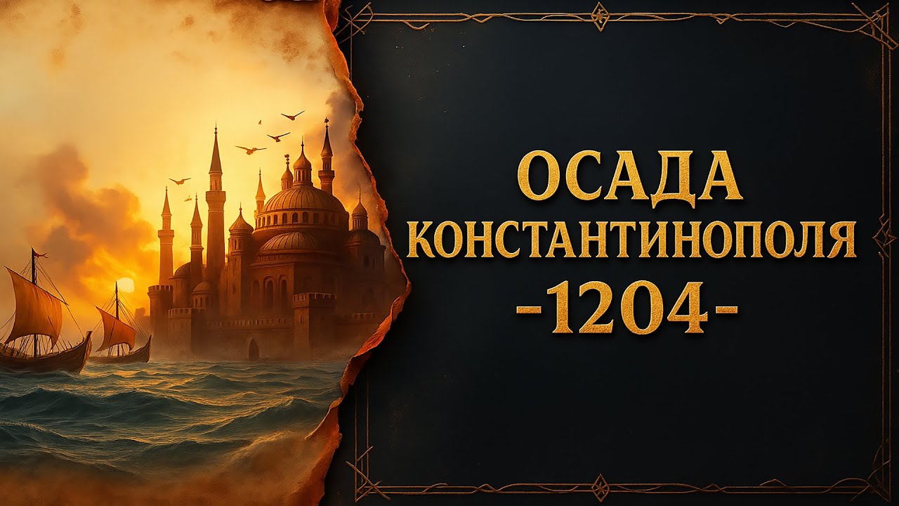 ЧЕТВЁРТЫЙ КРЕСТОВЫЙ ПОХОД: ТАЙНА ОСАДЫ КОНСТАНТИНОПОЛЯ