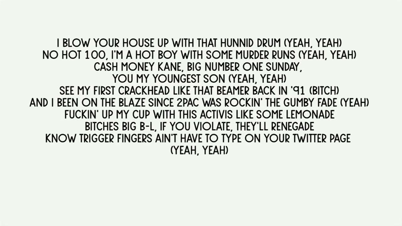 Freddie Gibbs - Big Boss Rabbit (Lyrics)