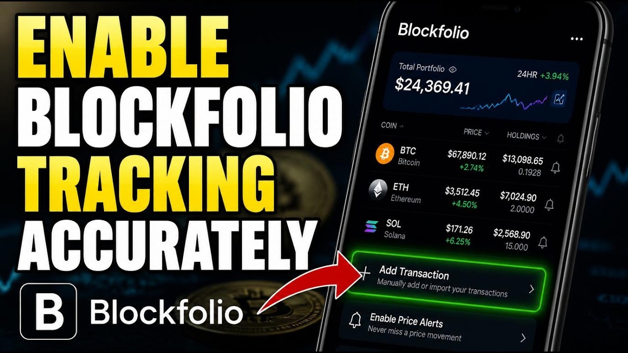 How to enable Blockfolio to track crypto portfolios accurately - Beginner Guide
