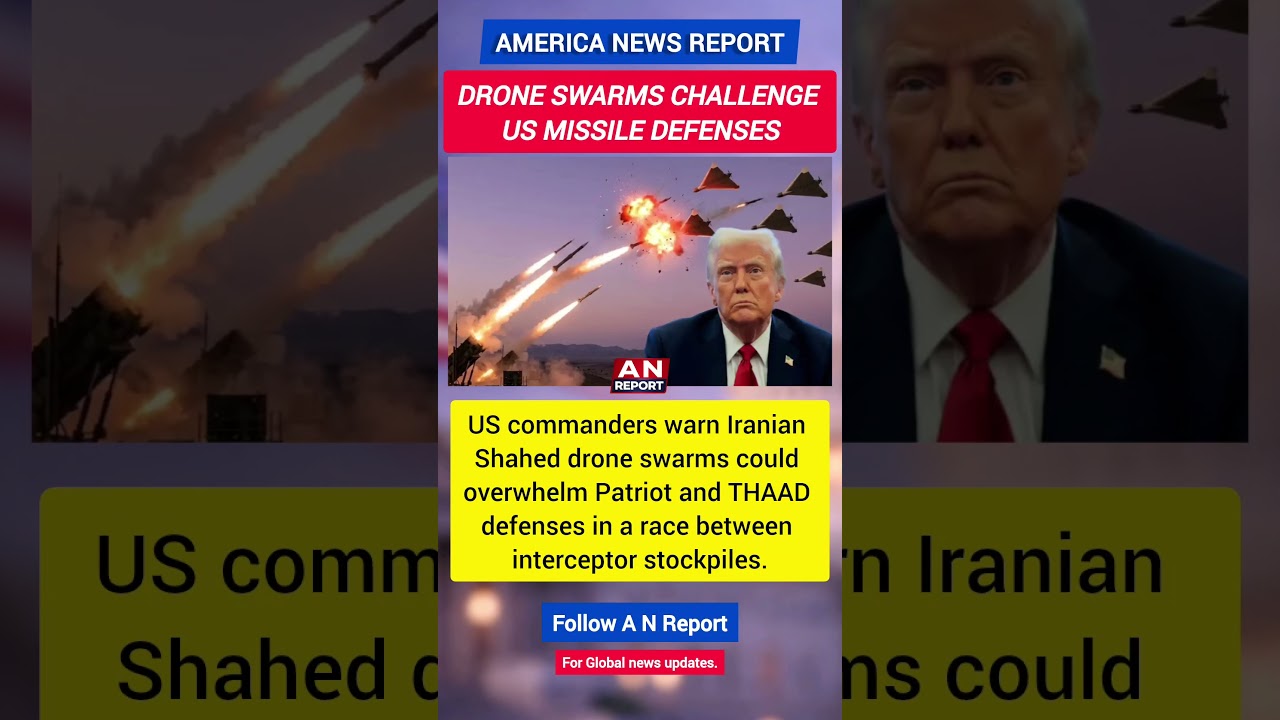 Iran Drone Swarms Challenge US Missile Defenses