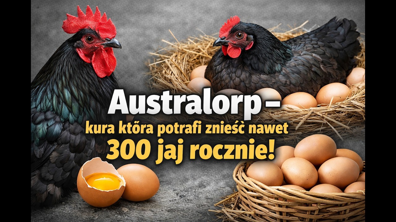 Australorp, kura która potrafi znieść nawet 300 jaj rocznie! Czarne perły kurnika  moje Australorpy.