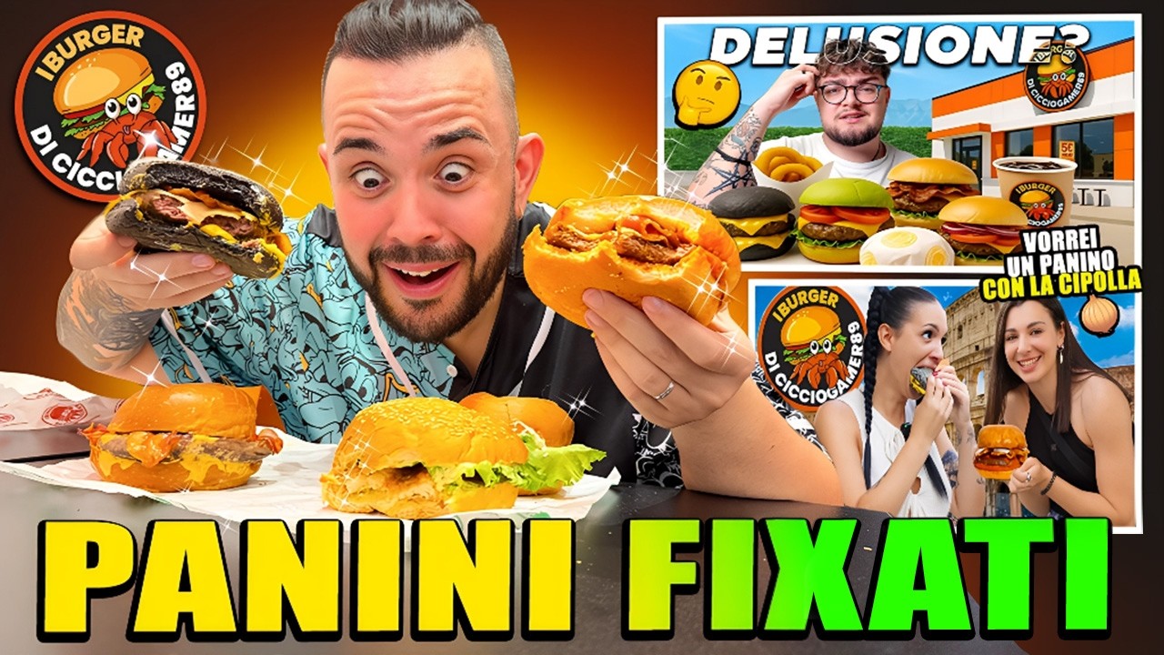 FIXATI tutti Panini della mia HAMBURGERIA - SPETTACOLARI!