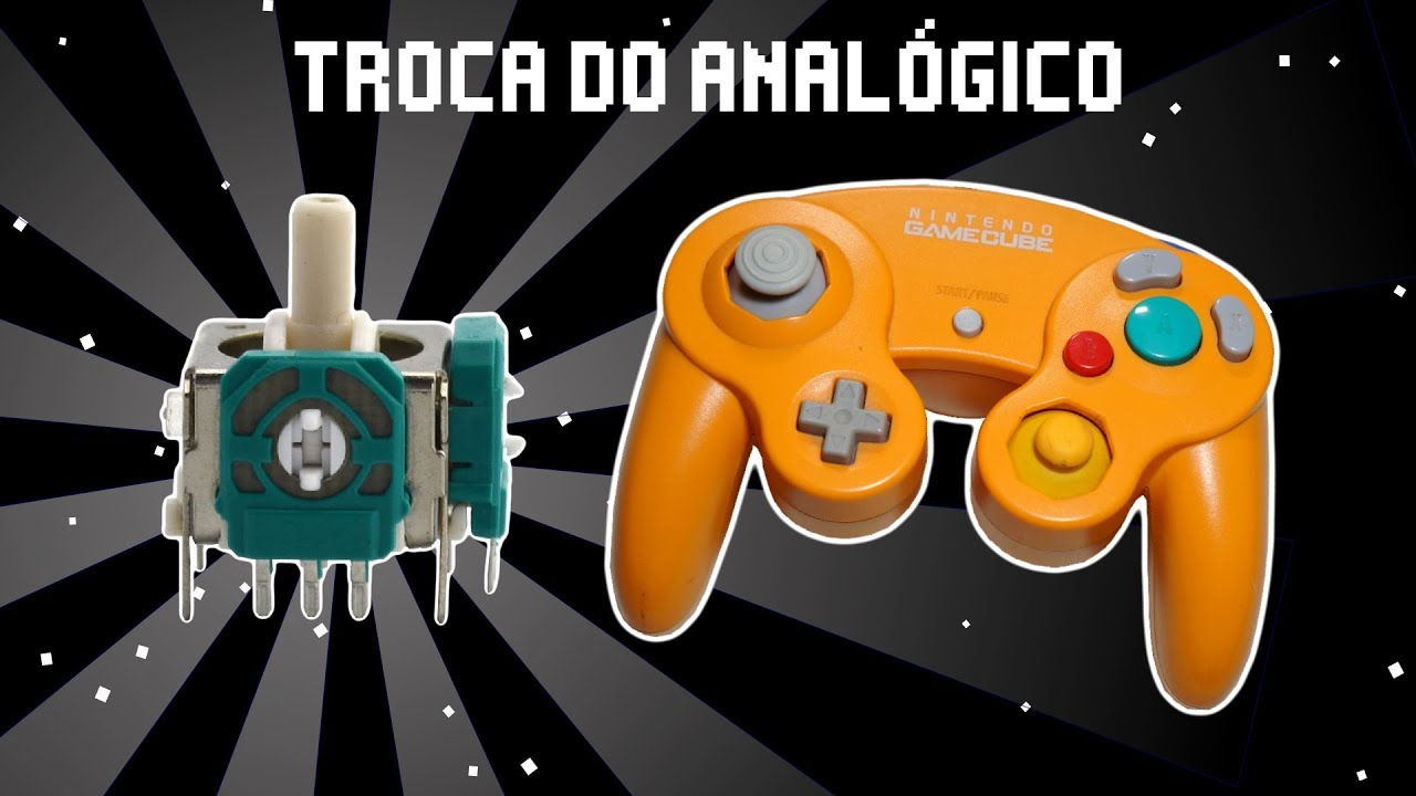 Como Trocar o Analógico do Game Cube com Folga - Tutorial