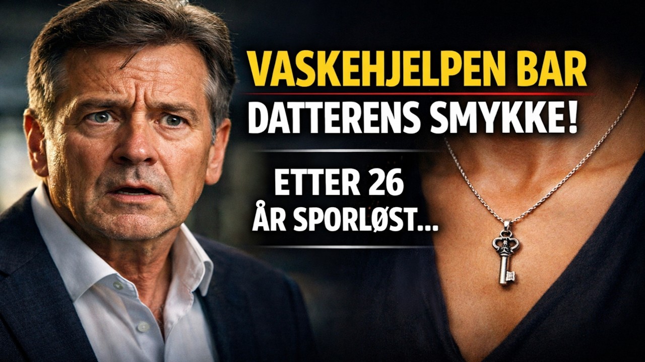 Han så vaskehjelpen bære smykket han ga sin forsvunne datter for 26 år siden...