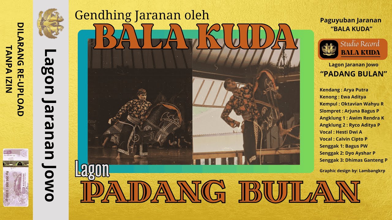 LAGON PADANG BULAN - JARANAN BALA KUDA (Cover)