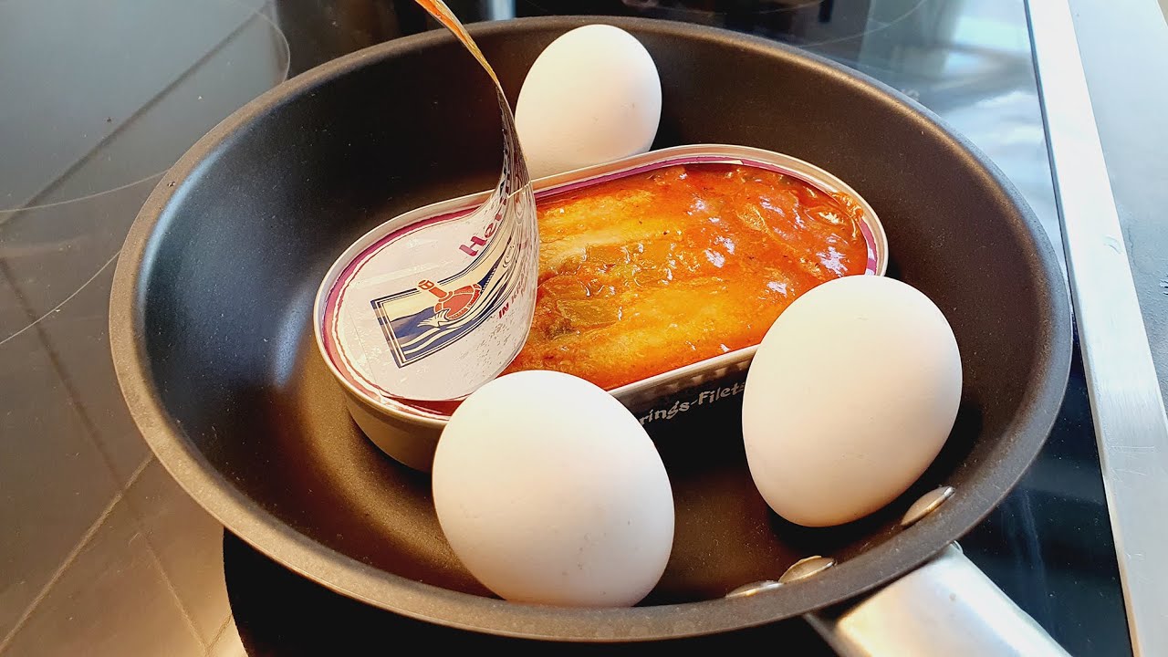 Rezepte mit Dosenfisch. Hering mit Ei Rezepte. So k&ouml;nnen Sie mit Fischkonserven kreativ kochen!