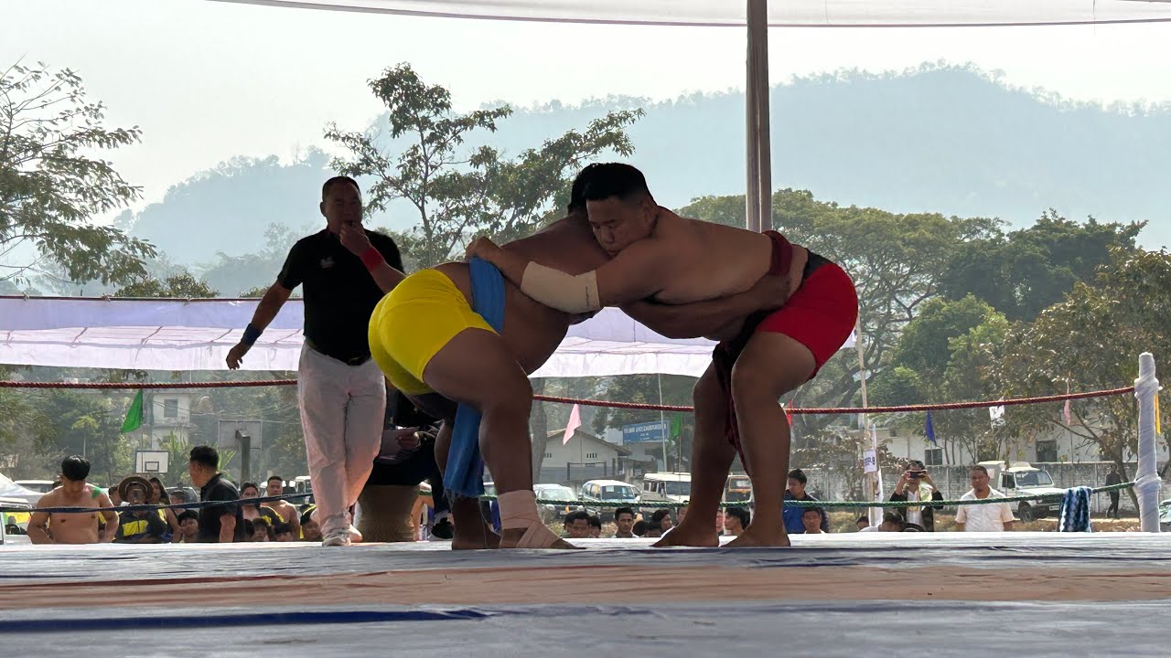 53rd Chakhroma Wrestling Meet 2026 featuring senior & Under -15 category.