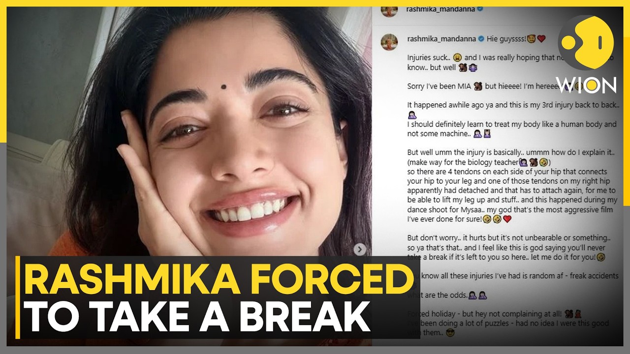 Accident Forces Mandanna To Take A Break From Career | WION