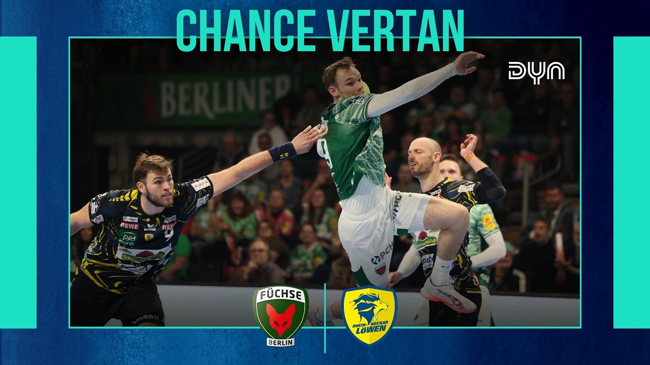 Highlights: Füchse Berlin - Rhein-Neckar Löwen (Saison 2025/26) Dyn Handball | DAIKIN HBL