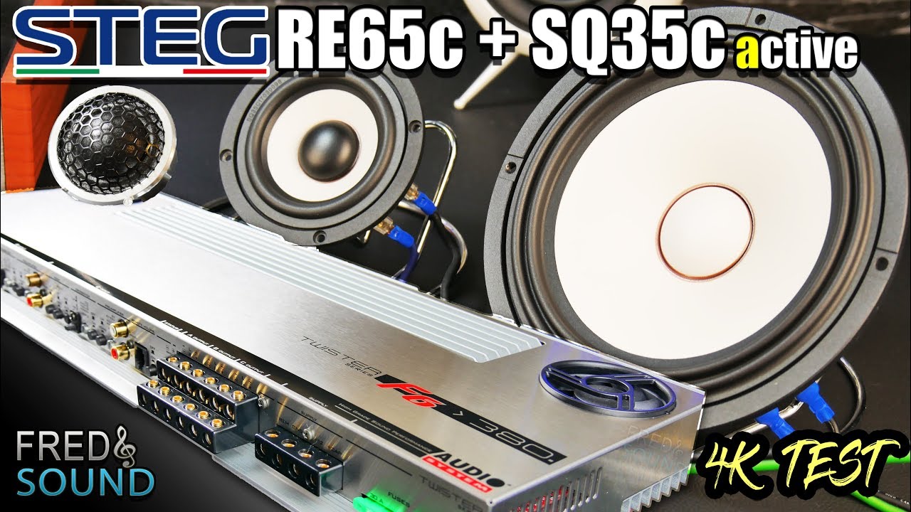 CERAMIC STEG RE 65C + SQ35C VS AUDIOSYSTEM TWISTER F6-380 ACTIVE 4K #FredNsound (INT)