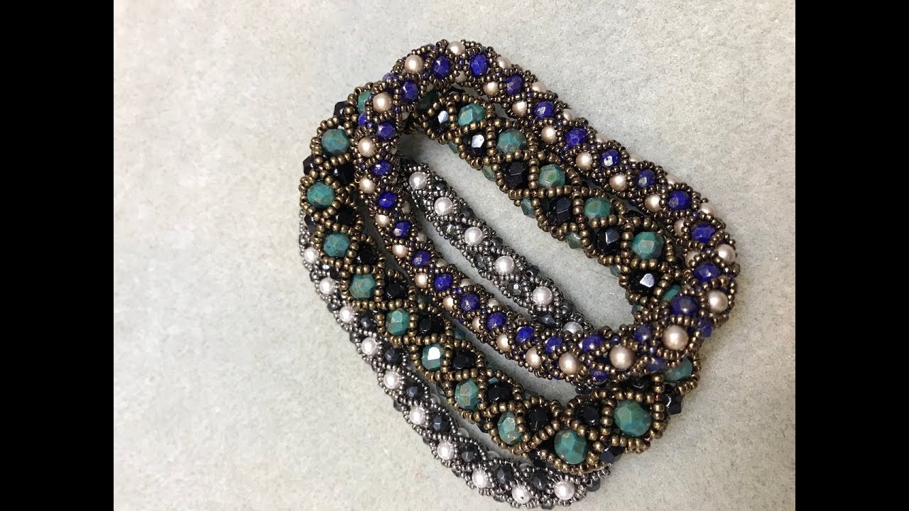 Filled Tubular Netting Bracelet