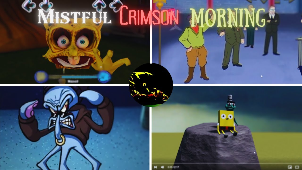 Friday Night Funkin' Mistful Crimson Morning ALL songs W/ death screens