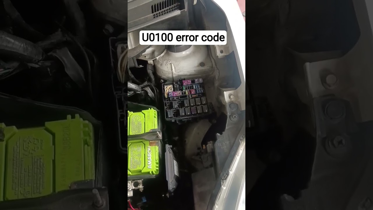 Maruti Swift engine check light problem error code U0100#automobile