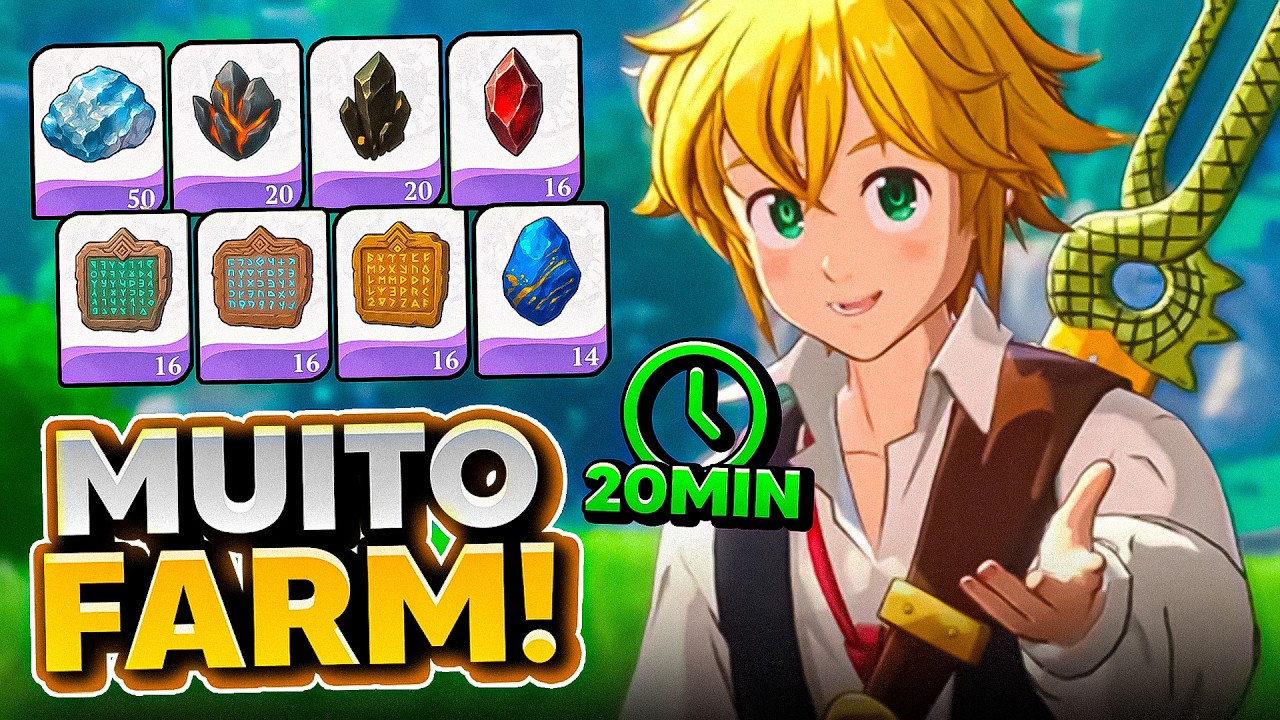 EASY AND FAST! THE BEST ENDGAME FARMING ROUTE | Seven Deadly Sins Origin