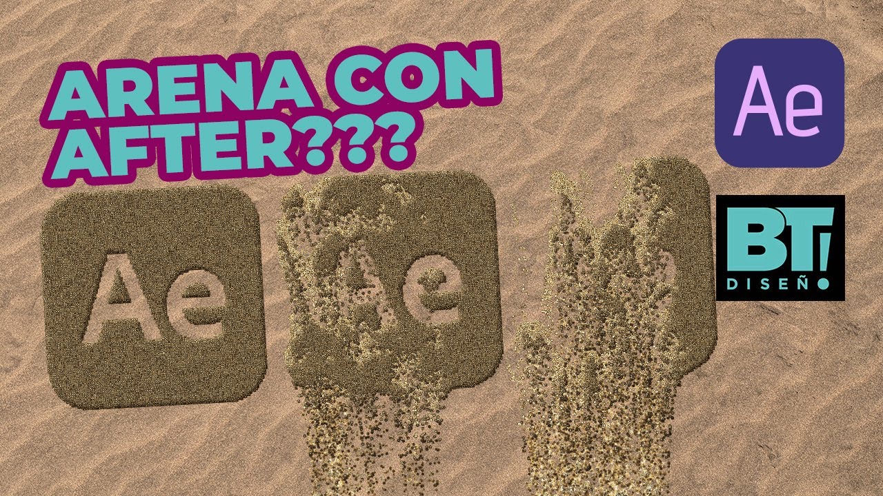 Cómo hacer ARENA tus imágenes con After Effects!!! - sin plugins -