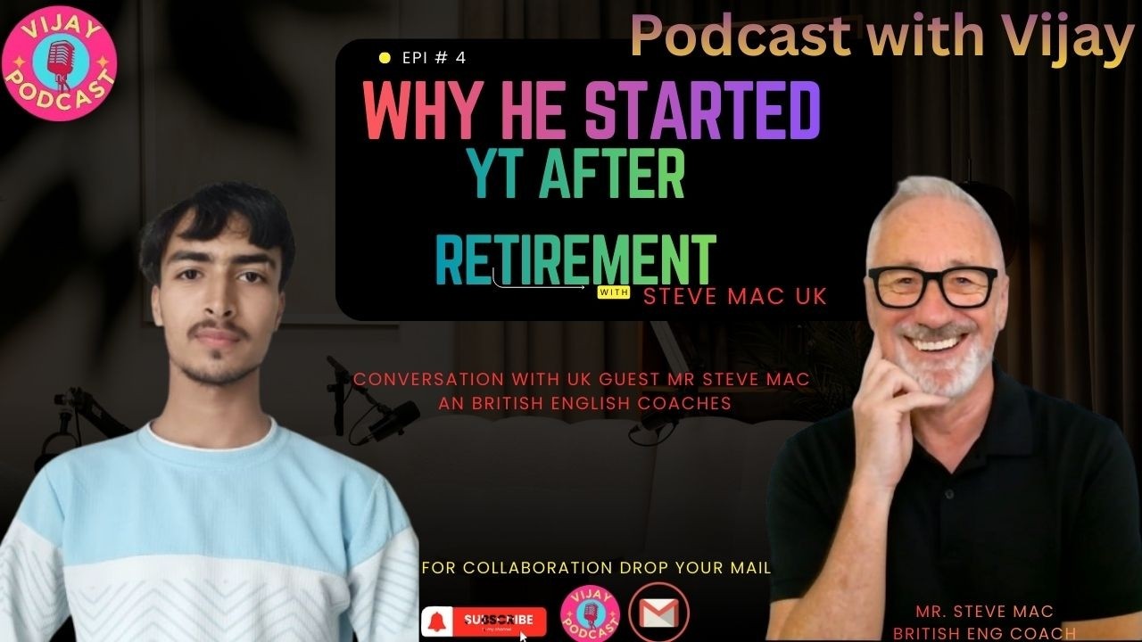 Learn Real Life English Conversation | Podcast with UK Guest | Podcast with Vijay  ⁨@SoundBritish⁩