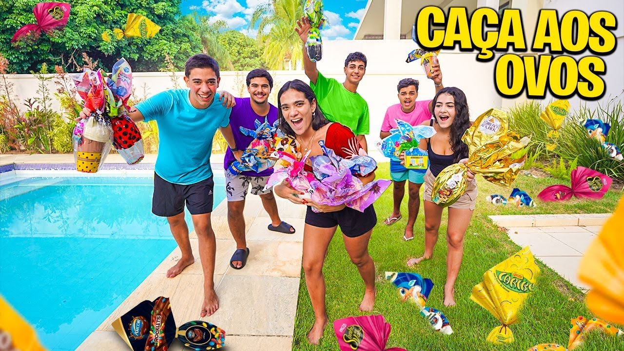 CAÇA AOS OVOS DE PÁSCOA COM ENIGMAS E DESAFIOS