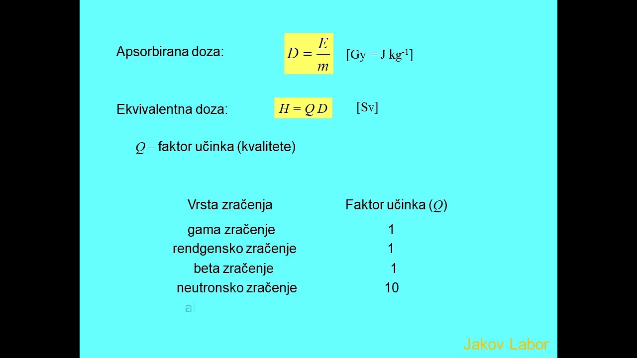 DJELOVANJE IONIZIRAJUĆEG ZRACENJA NA COVJEKA