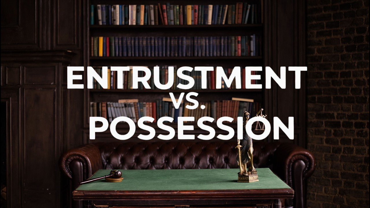 Entrustment vs Theft vs Possession | Criminal Breach of Trust Explained in Simple Terms