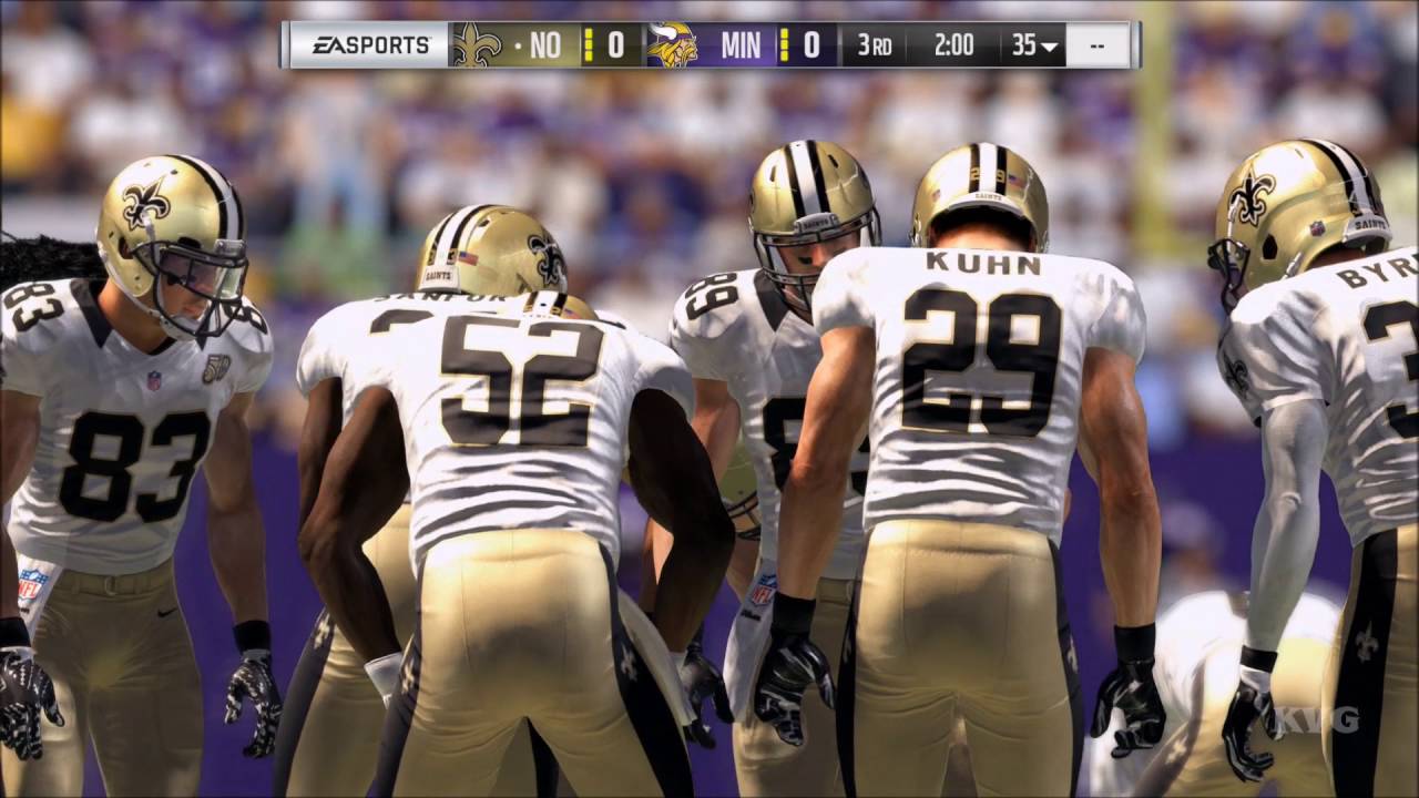 Madden NFL 17 - New Orleans Saints vs Minnesota Vikings | Gameplay (HD) [1080p60FPS]