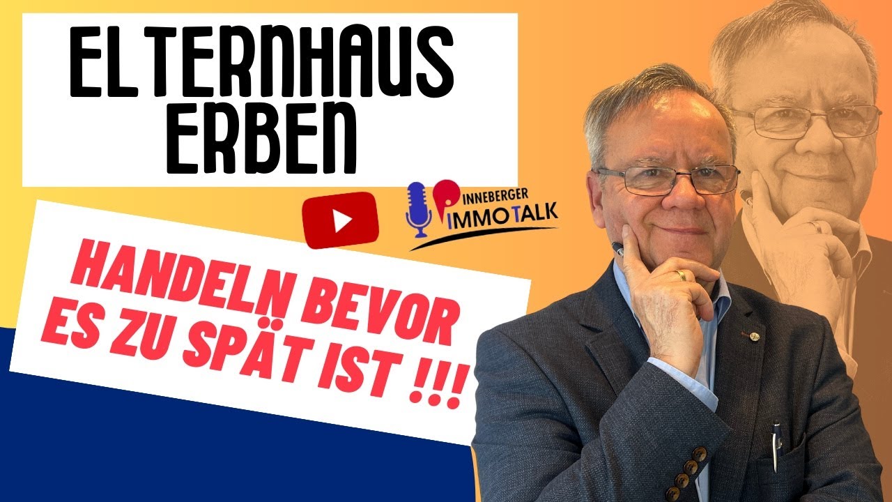 Sie sollen das HAUS ERBEN? Jetzt handeln.