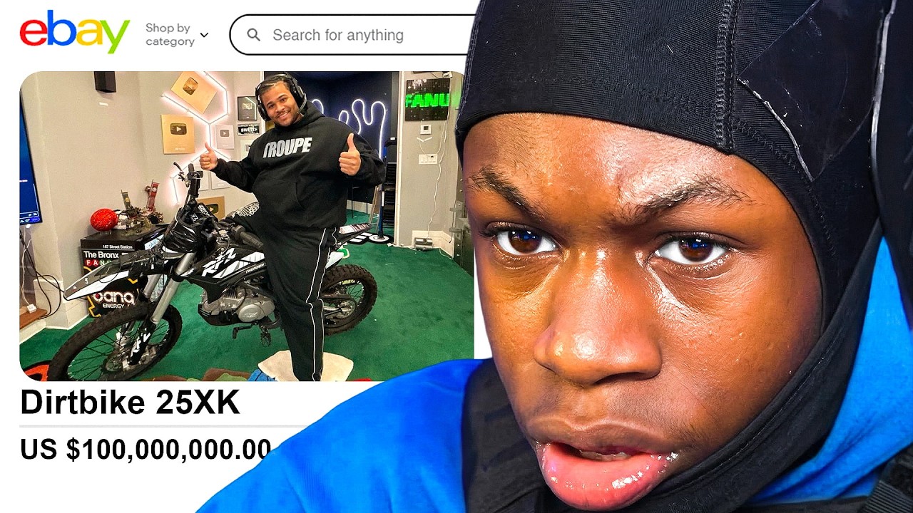 Selling Rakai&rsquo;s $20,000 Dirtbike..