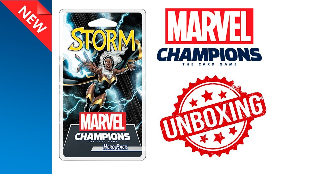 MARVEL CHAMPIONS | Unboxing de Tormenta (Storm)!