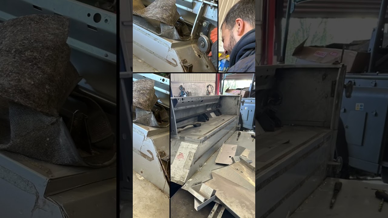 Landrover defender puma seat conversion on a td5 defender 110