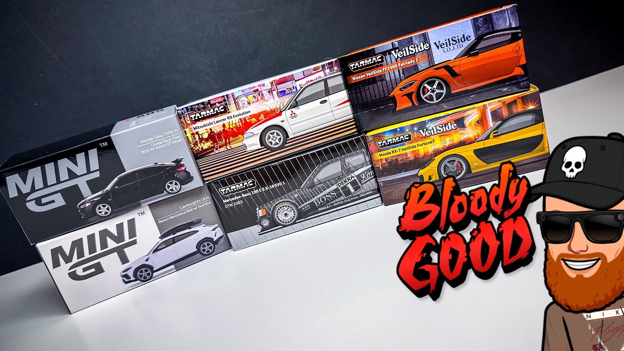 Finally VeilSide - Fresh new Tarmac Works Global64 and old Mini GT Models with RX7 and Failady Z