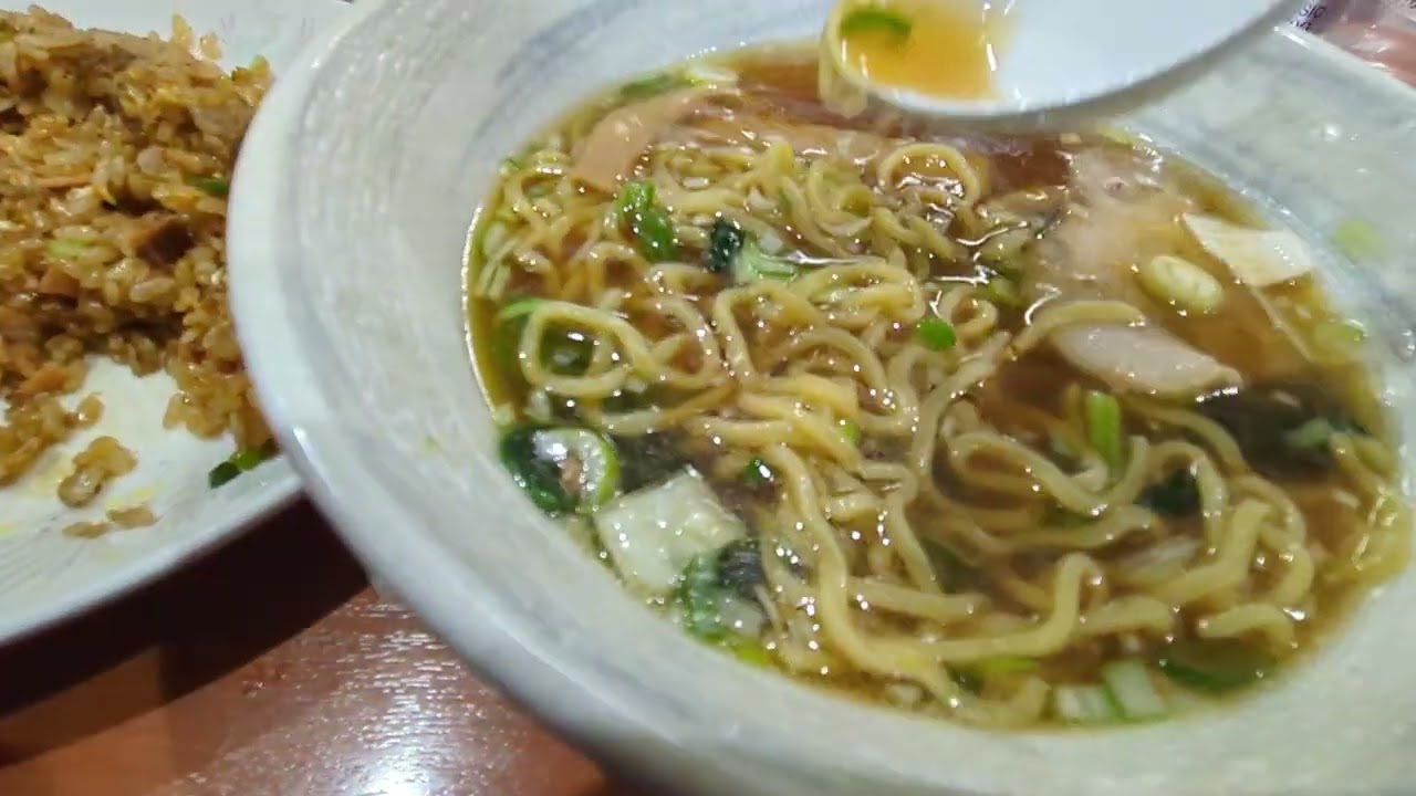札幌市東区[大連]ラーメンチャーハンセット普通盛り￥1200