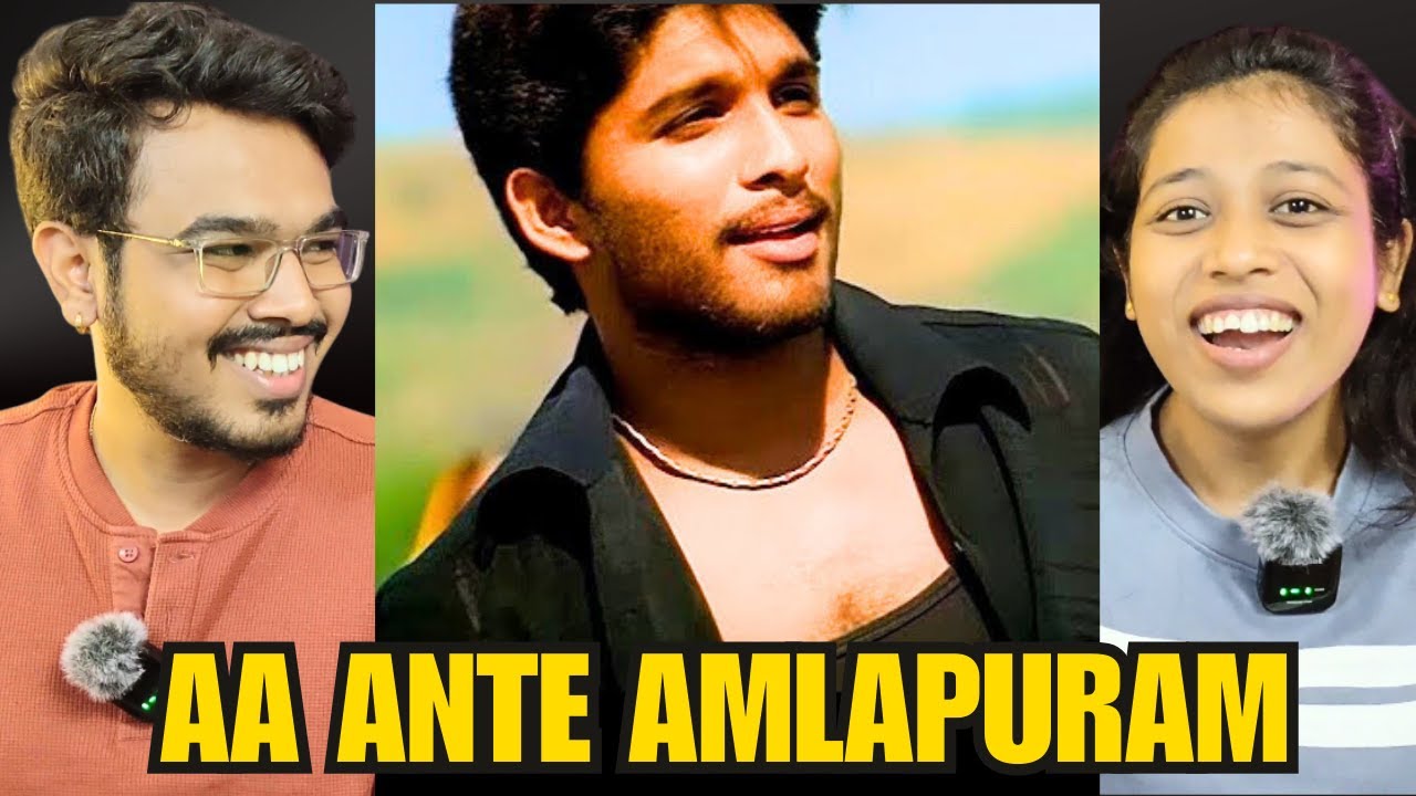 Aa Ante Amalapuram Song REACTION || Aarya || Allu Arjun, Anuradha Mehta