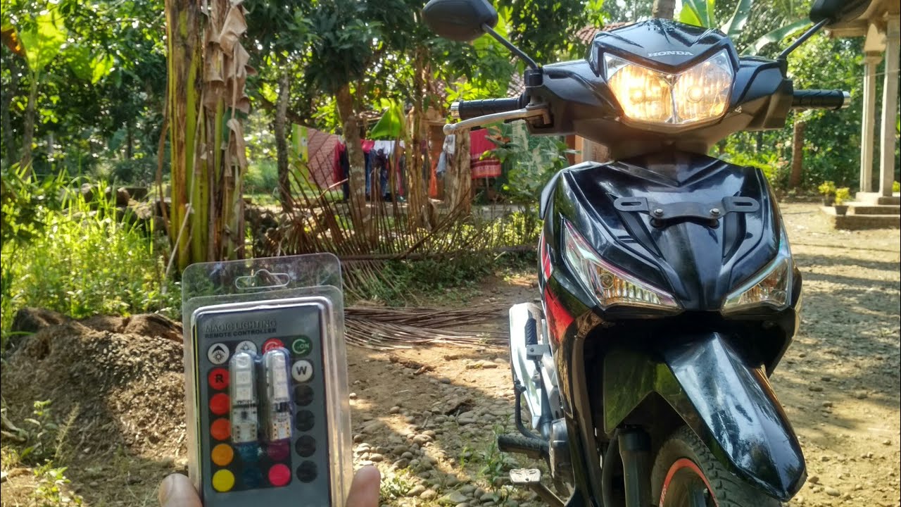 Как заменить светодиодные сумеречные огни Т10 на мотоцикле