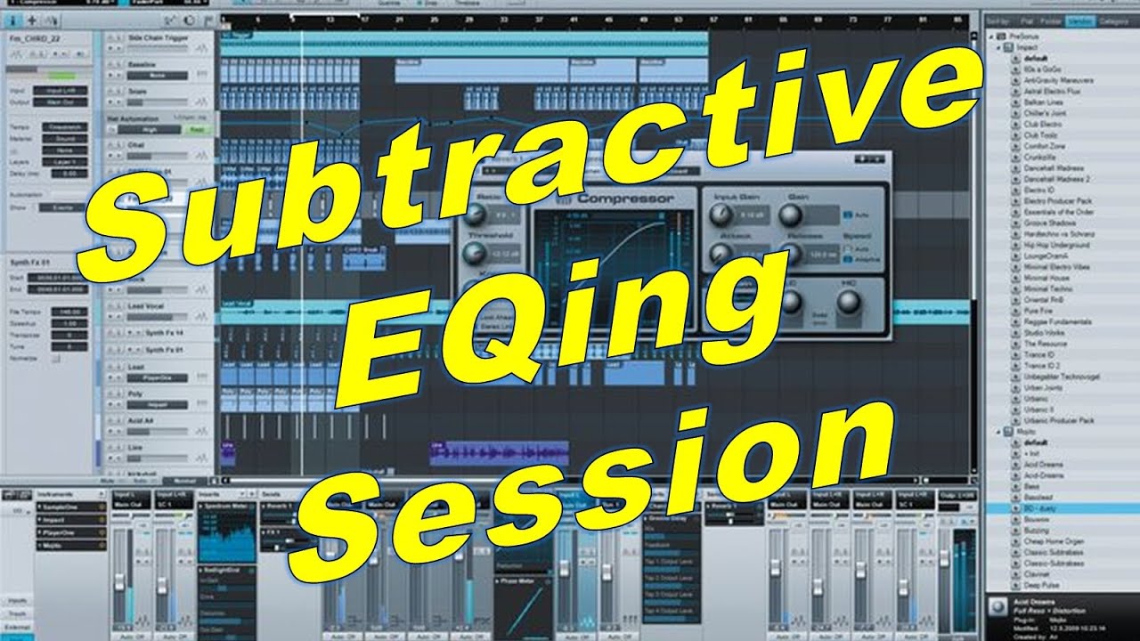 Subtractive EQ Mixing Session - Cleaning Up Your Mix
