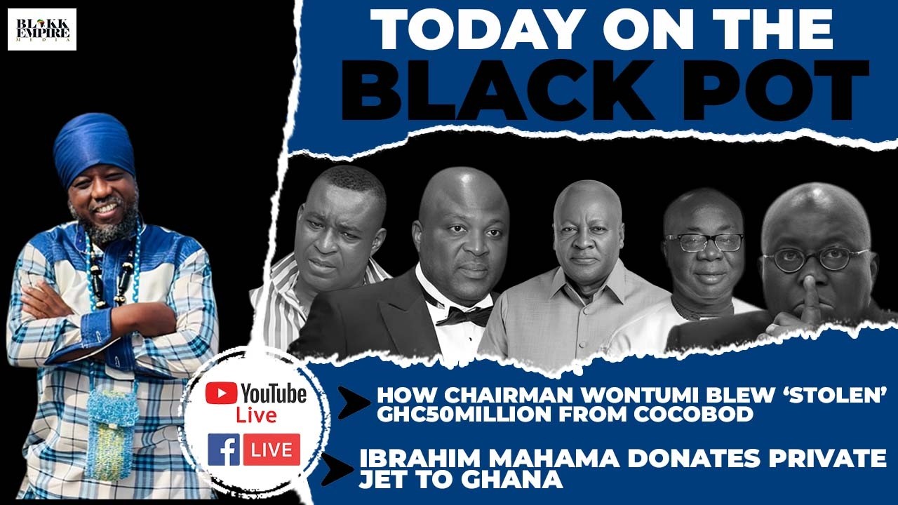 How CHAIRMAN WONTUMI Blew ‘STOLEN’ Ghc50MILLION From COCOBOD,  ⁠IBRAHIM MAHAMA Donates PRIVATE JET